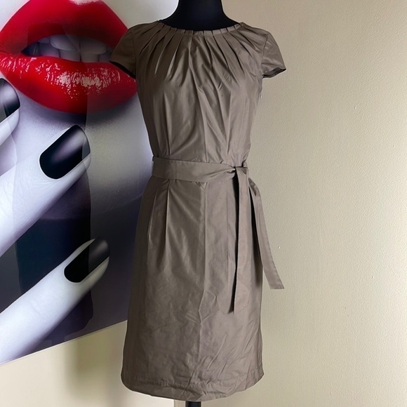 Bloomingdale's ST Emile Women Round Neck Midi dress - Picture 3 of 7